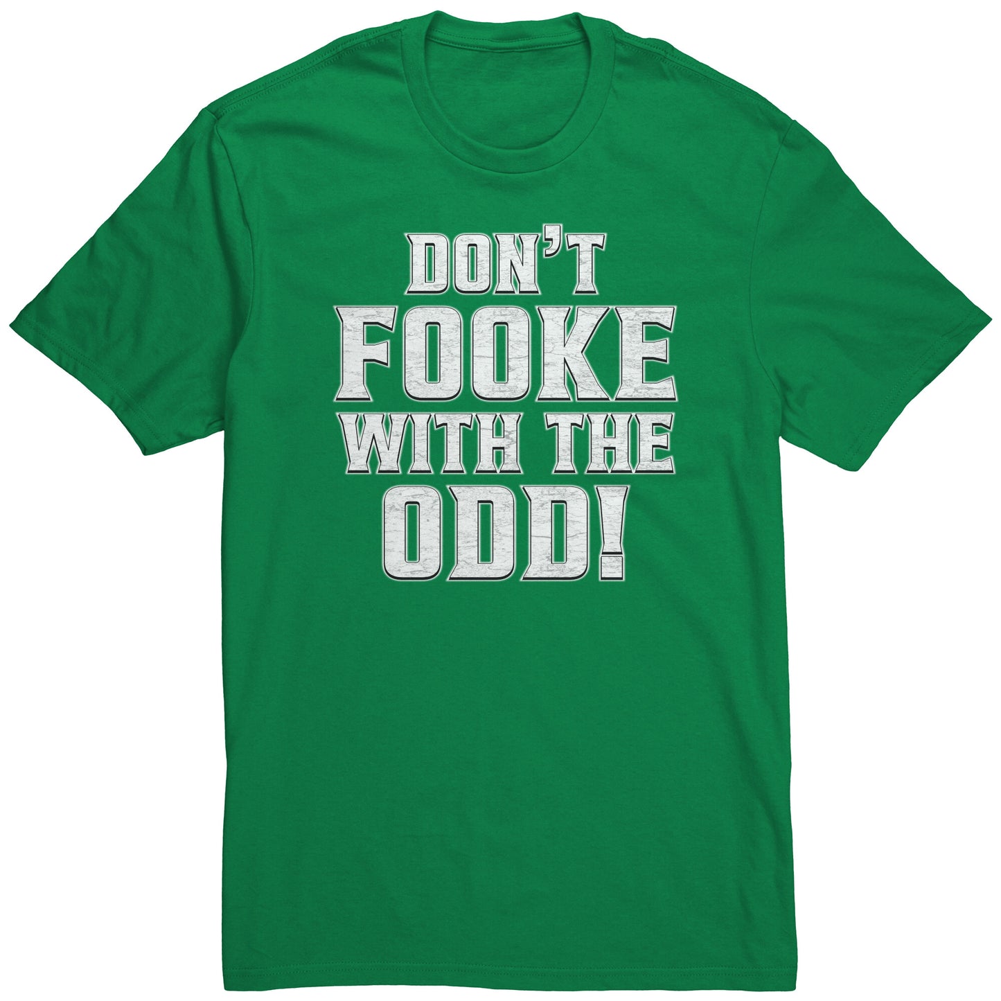 Don't Fooke With The Odd! Men's Dark-Colored Tee.