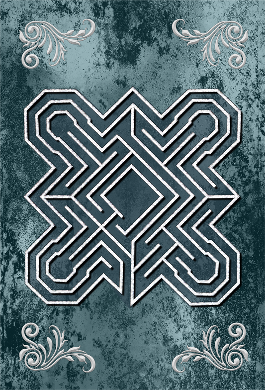 mindful tracing art, labyrinth, finger labyrinth, meditation, mindfulness, therapy, journaling, stress, anxiety, anger, PTSD, ADHD, autism, management