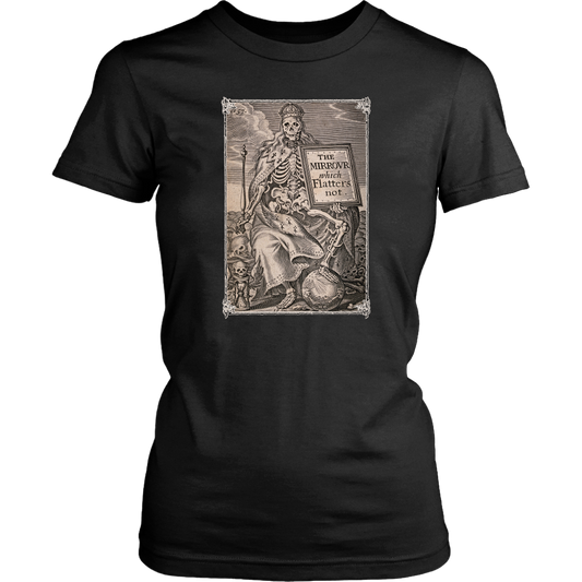 Danse Macabre, Dance Macabre, Dance Of Death, Dances With Death, Mirror Which Flatters Not, Mirrour, Skeleton, Medieval, Renaissance, Art, Goth, Gothic, Memento Mori