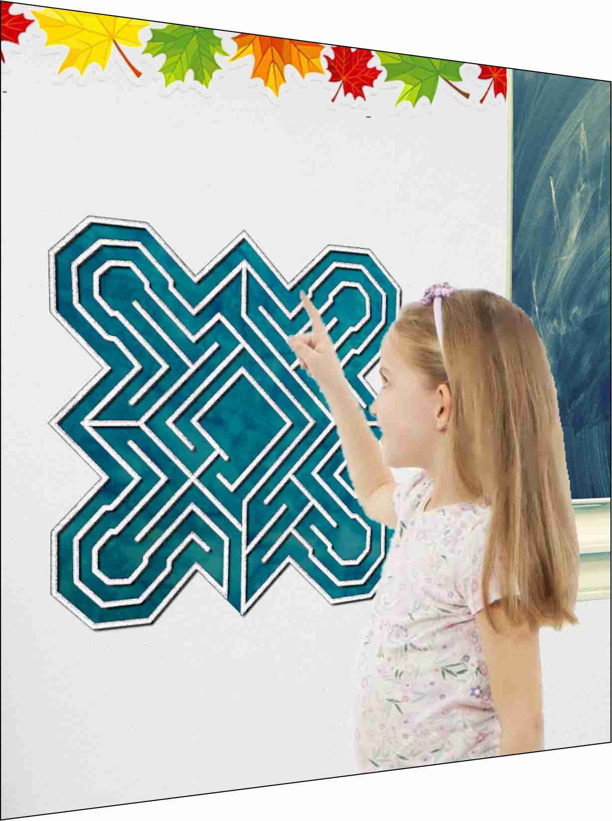 Finger Labyrinth Wall Stickers