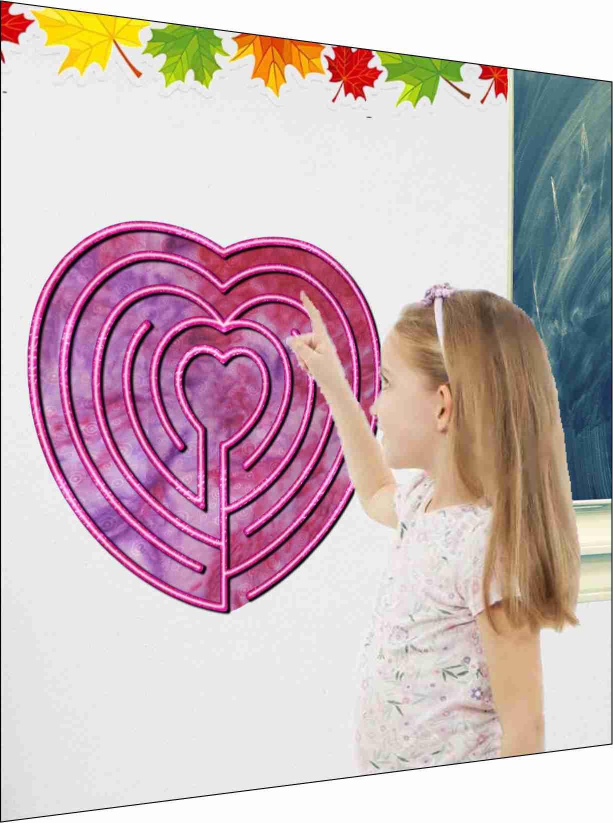 Finger Labyrinth Wall Stickers