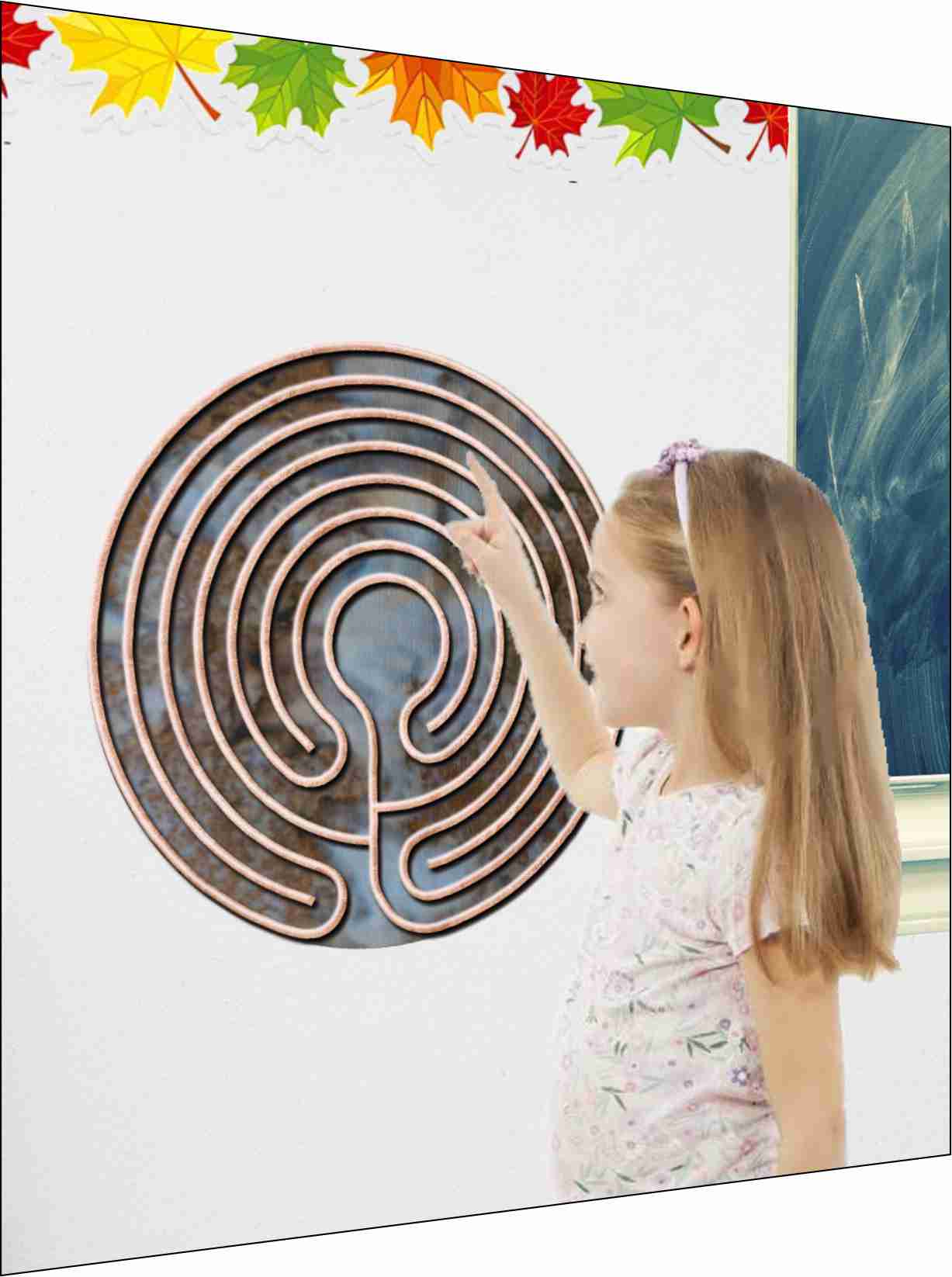 Finger Labyrinth Wall Stickers