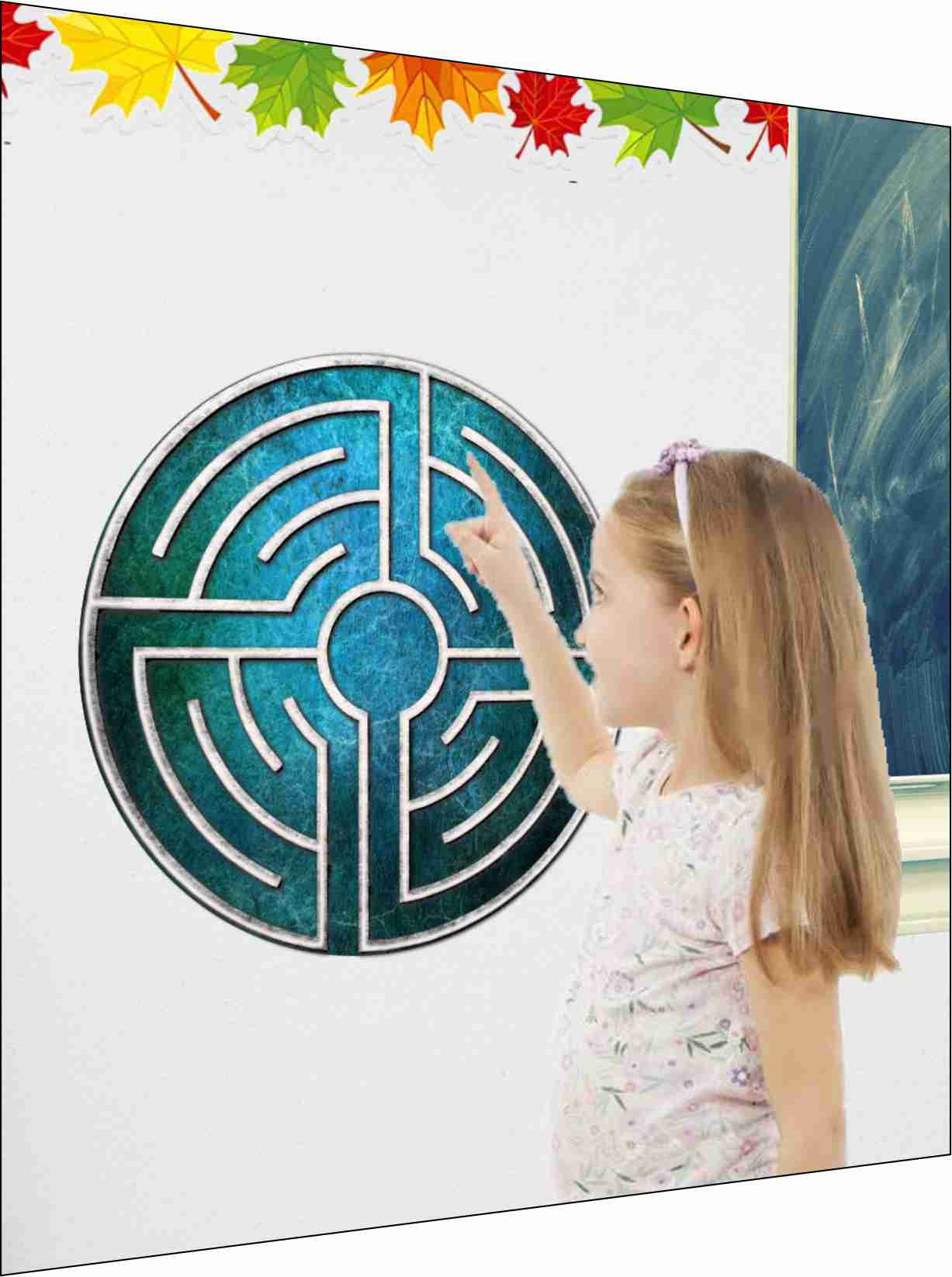 Finger Labyrinth Wall Stickers