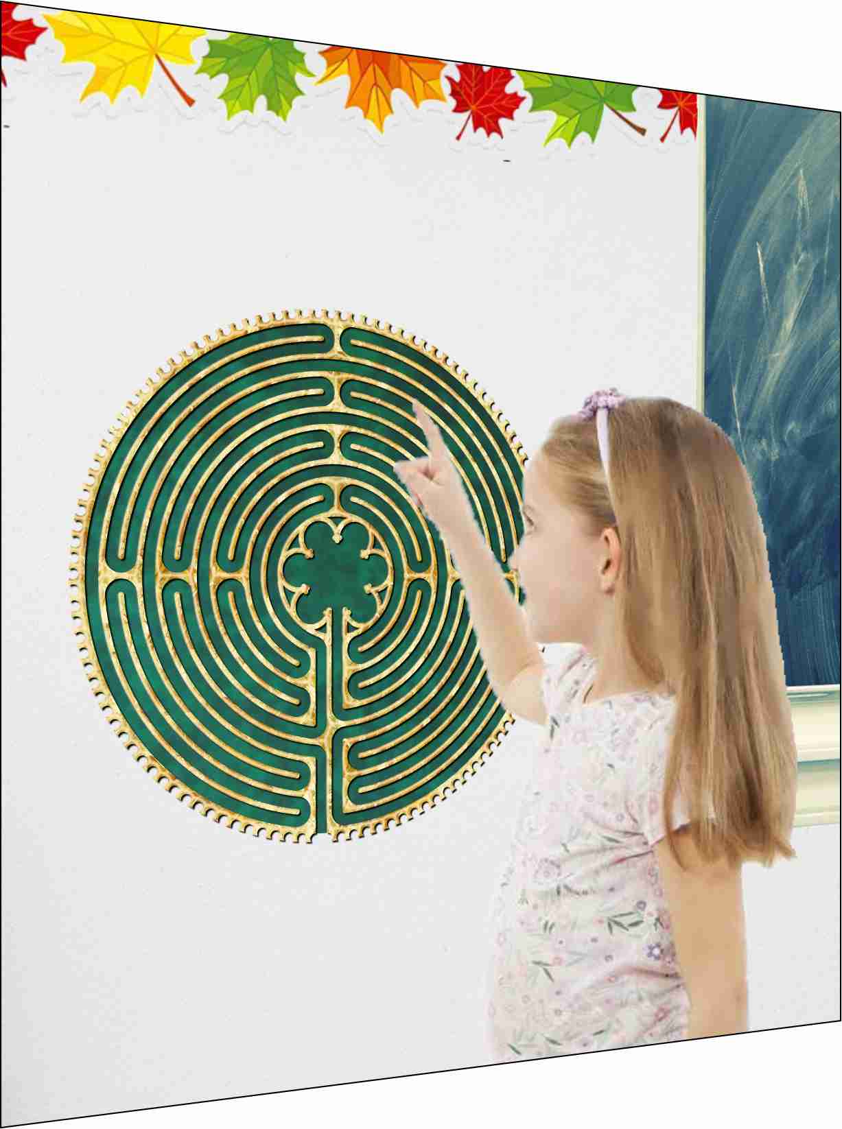 Finger Labyrinth Wall Stickers