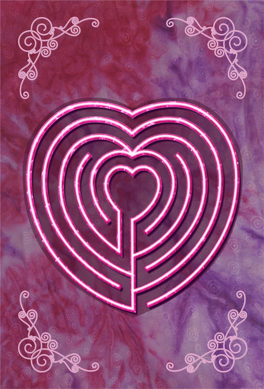 mindful tracing art, labyrinth, finger labyrinth, meditation, mindfulness, therapy, journaling, stress, anxiety, anger, PTSD, ADHD, autism, management