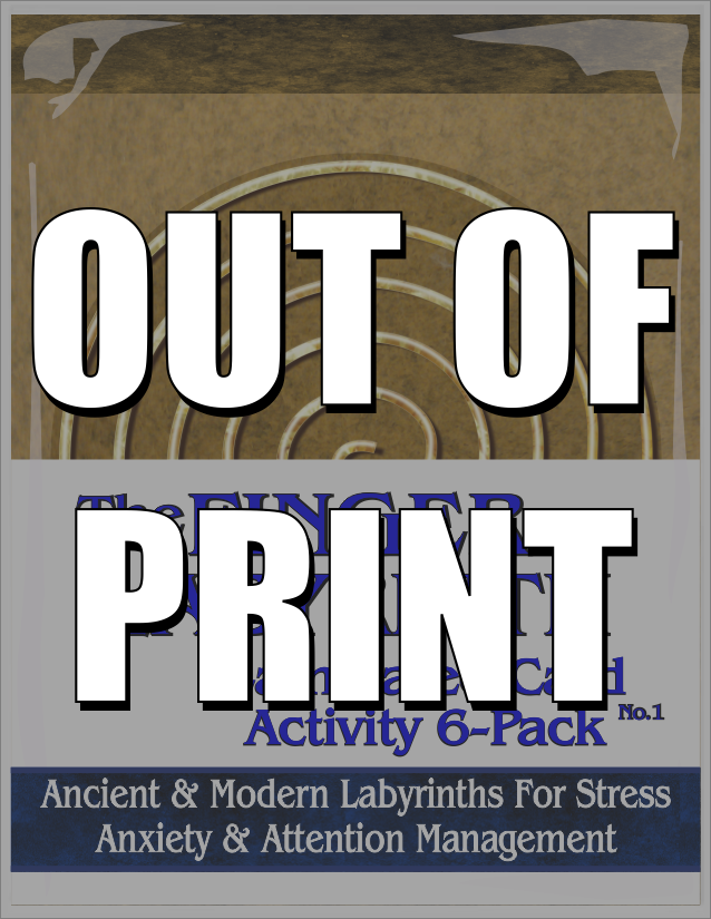 Finger Labyrinth Laminated Card 6-Pack 1 – Celtic Art Store / EHR Books