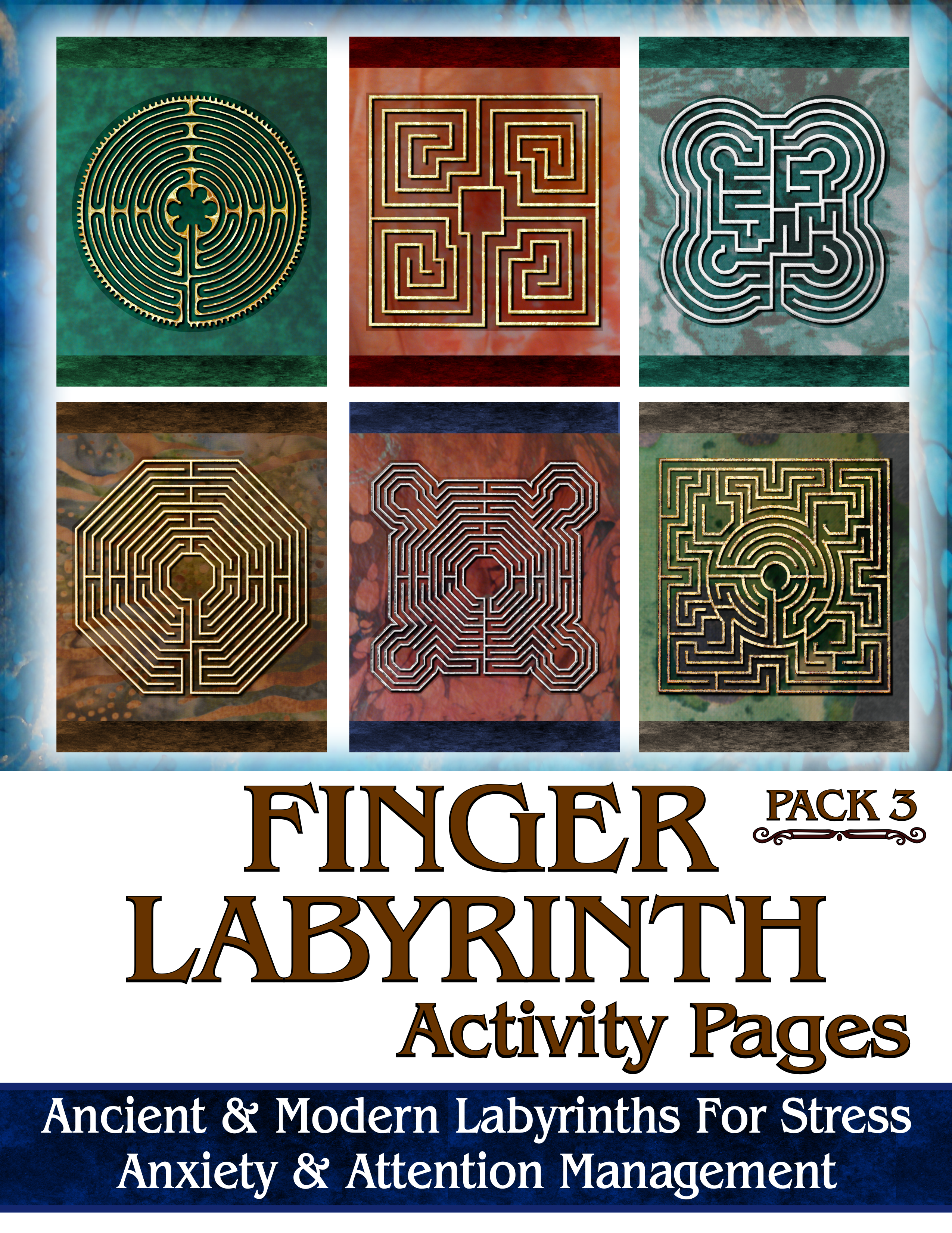 Finger Labyrinth Activity Pages Pack 3 - Wholesale Pricing – Celtic Art ...