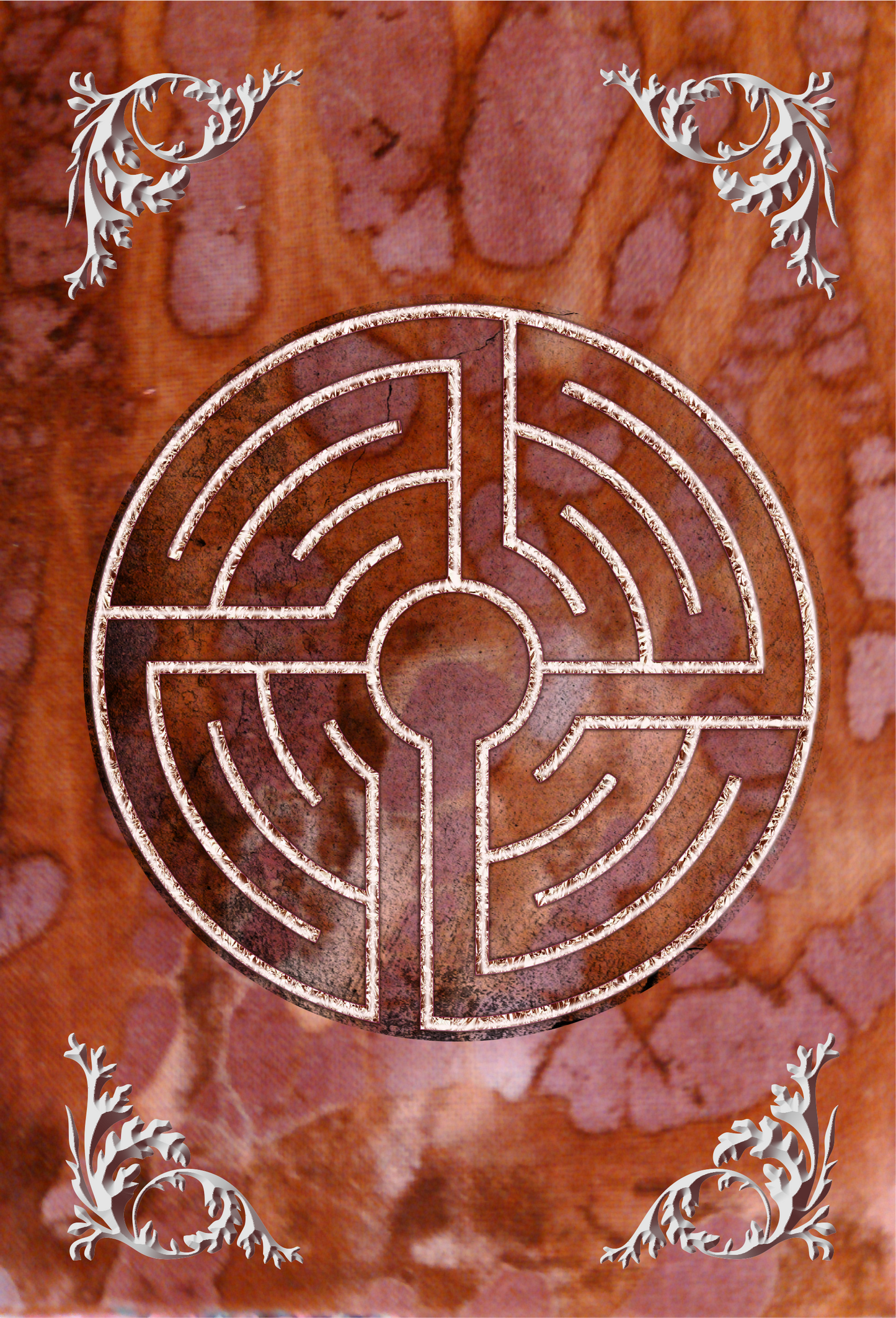 St. Lambertus Labyrinth Mindful Tracing Art Journal - Dye Drops