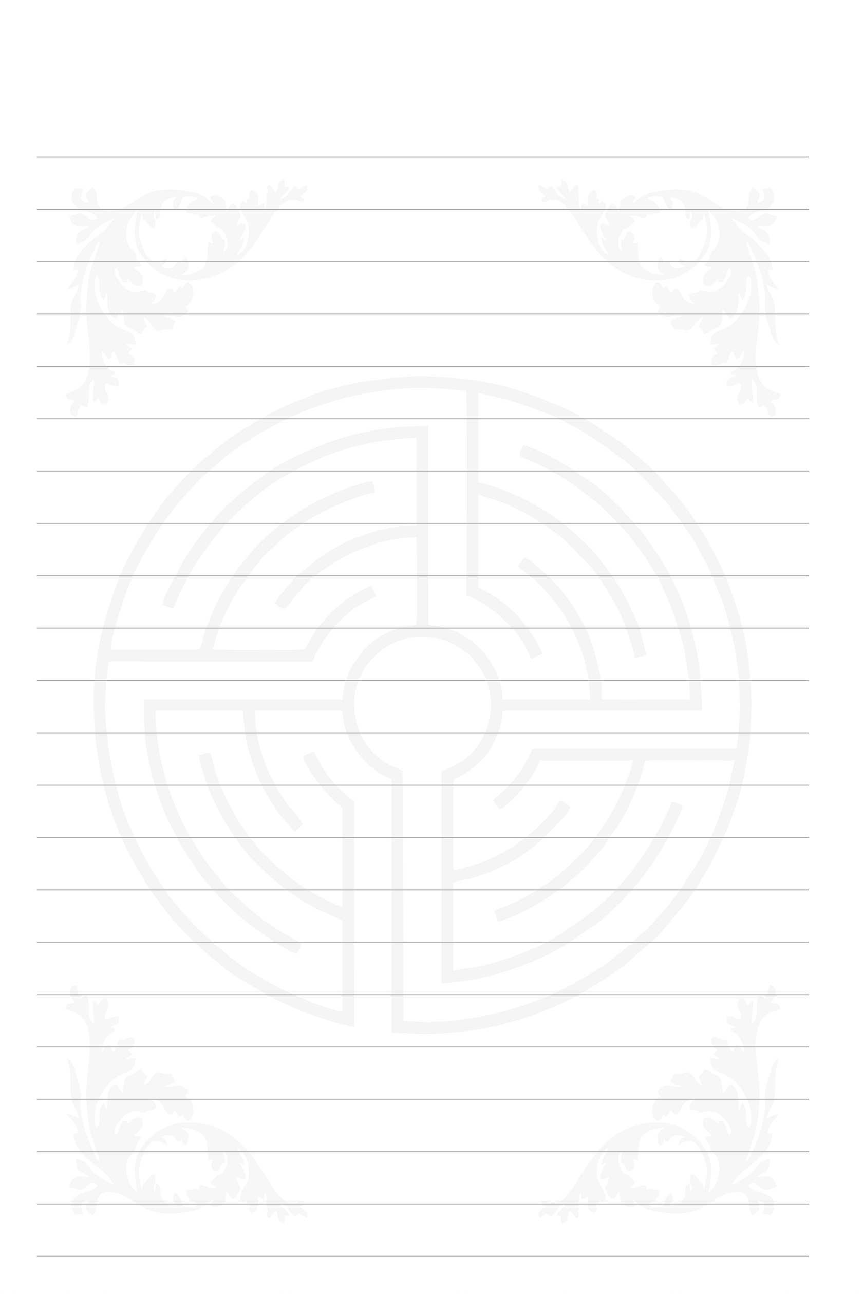 St. Lambertus Labyrinth Mindful Tracing Art Journal - Dye Drops ...