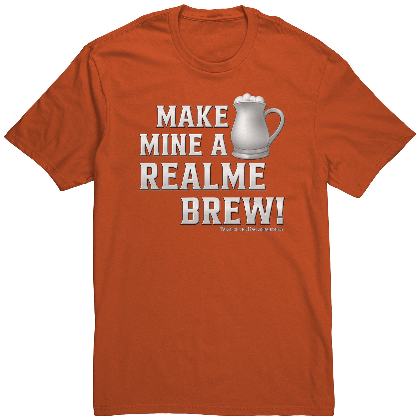 Make Mine A Realme Brew! Men's T-Shirt - Yellow-Orange-Red
