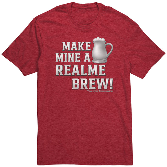 Make Mine A Realme Brew! Men's T-Shirt - Yellow-Orange-Red