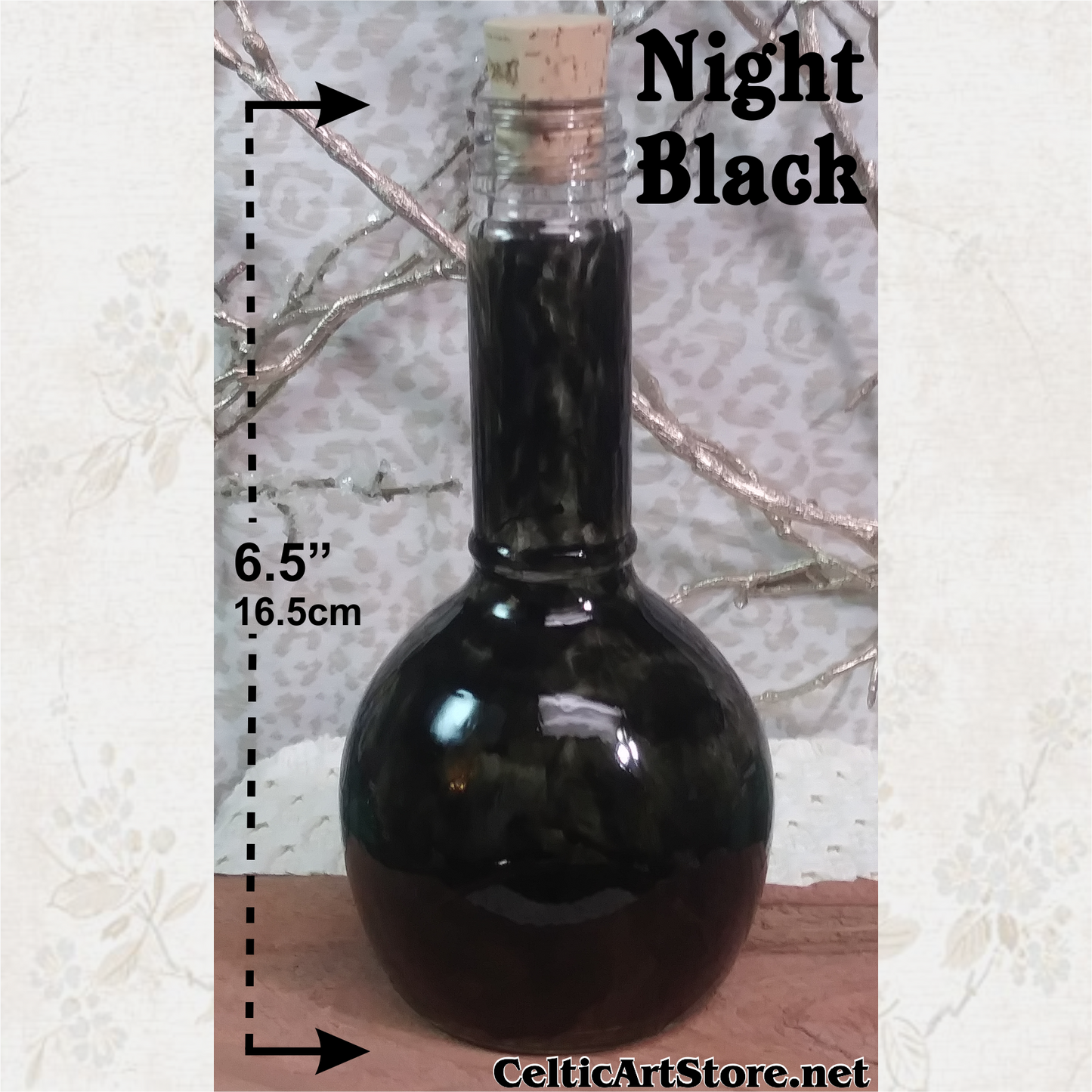 NIGHT BLACK Potion Bottle