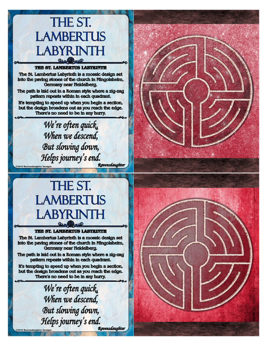 St. Lambertus Finger Labyrinth Digital Download – Celtic Art Store ...