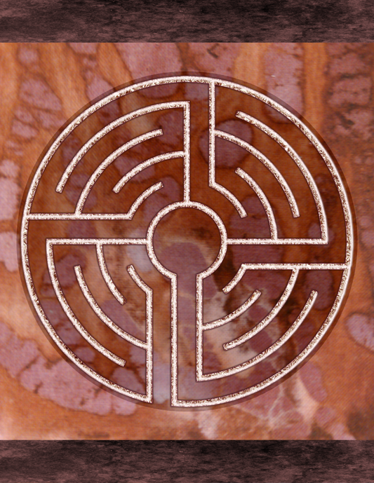 labyrinth, finger labyrinth, mindfulness, meditation, stress management, anxiety management, attention deficit management