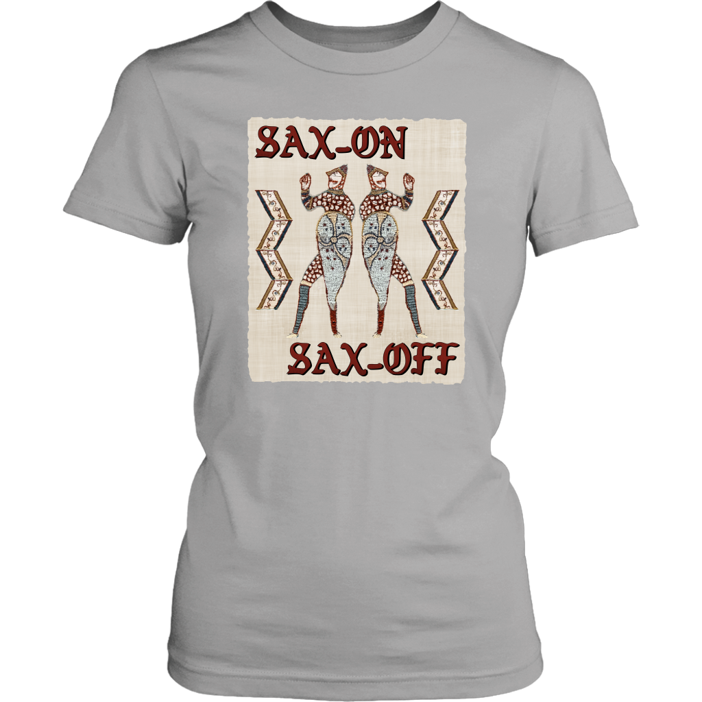 Sax-ON, Sax-OFF - Bayeux Tapestry Women's T-shirt