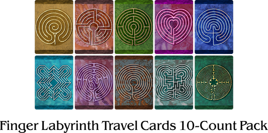 Finger Labyrinth Travel Cards 10-Count Pack - Wholesale Pricing