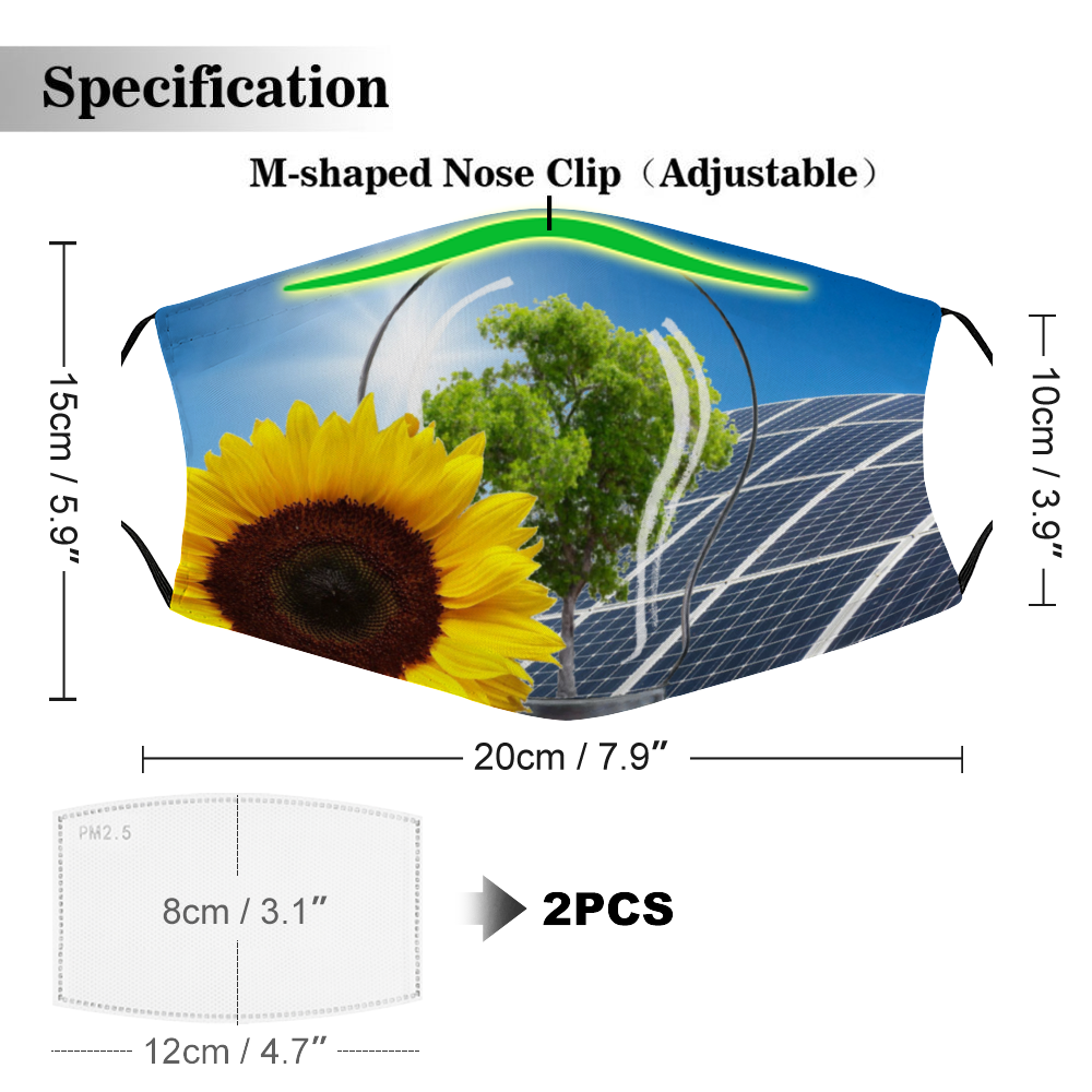 Solar Panel Face Mask