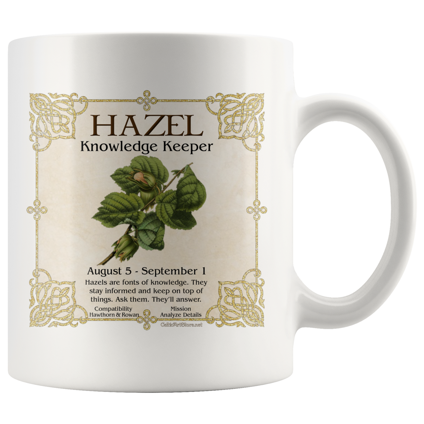 celtic tree zodiac, celtic zodiac, celtic zodiac rowan, celtic zodiac, ash, celtic zodiac alder, celtic zodiac willow, celtic zodiac hawthorn, celtic zodiac oak, celtic zodiac holly, celtic zodiac hazel, celtic zodiac vine, celtic zodiac ivy,  celtic zodiac reed, celtic zodiac elder,  celtic zodiac birch, celtic zodiac coffee mug, celtic zodiac accent mug, celtic knotwork mug,