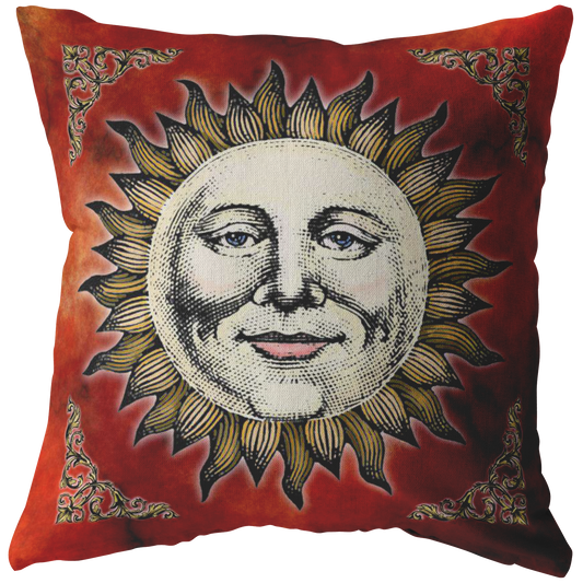 renaissance sun, renaissance art, old world sun, sun woodcut, medieval sun, renaissance woodcut, medieval woodcut