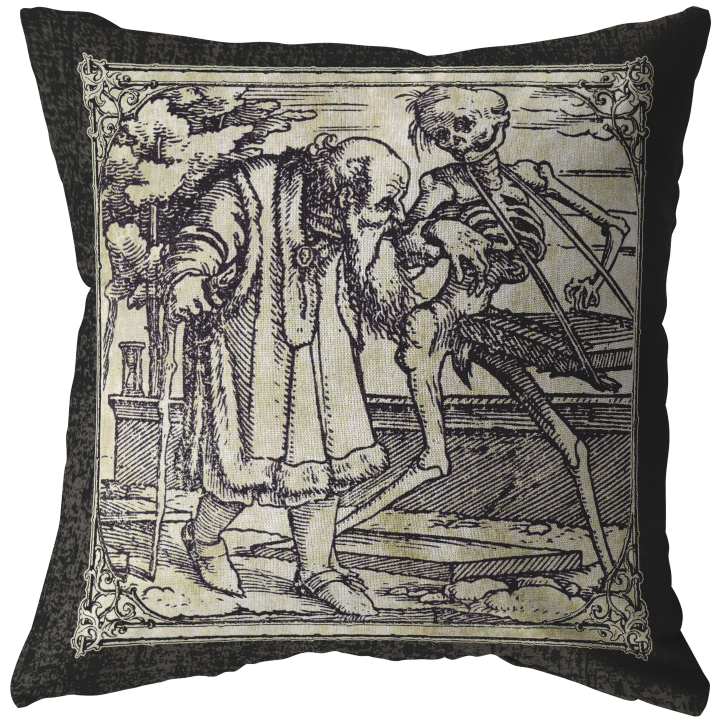 The Old Man - Hans Holbein Throw Pillow