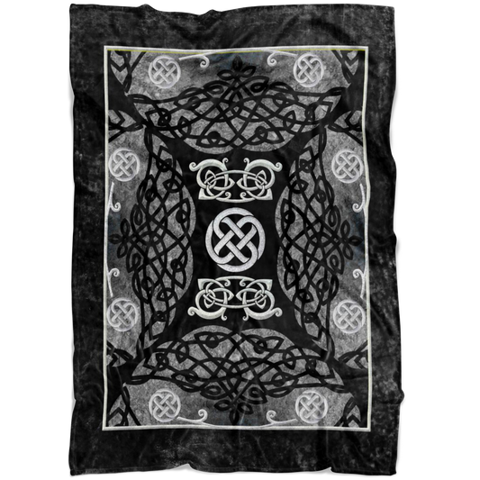 Celtic art, celtic knot, celtic medallion, celtic knotwork, celtic knot art, fleece blanket, ravensdaughter