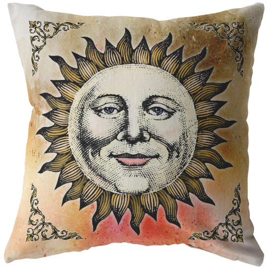 renaissance sun, renaissance art, old world sun, sun woodcut, medieval sun, renaissance woodcut, medieval woodcut