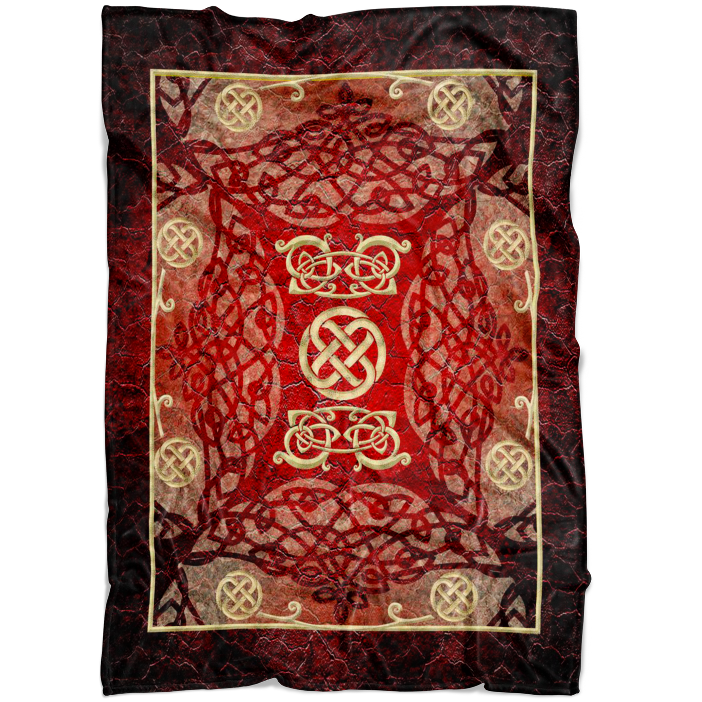 Celtic art, celtic knot, celtic medallion, celtic knotwork, celtic knot art, fleece blanket, ravensdaughter