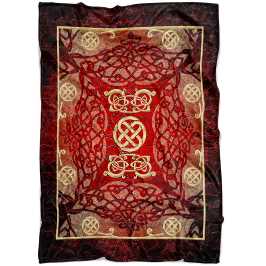 Celtic art, celtic knot, celtic medallion, celtic knotwork, celtic knot art, fleece blanket, ravensdaughter