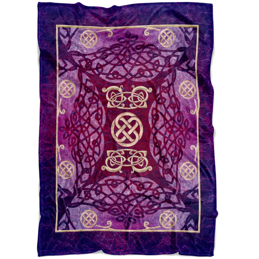 Celtic art, celtic knot, celtic medallion, celtic knotwork, celtic knot art, fleece blanket, ravensdaughter