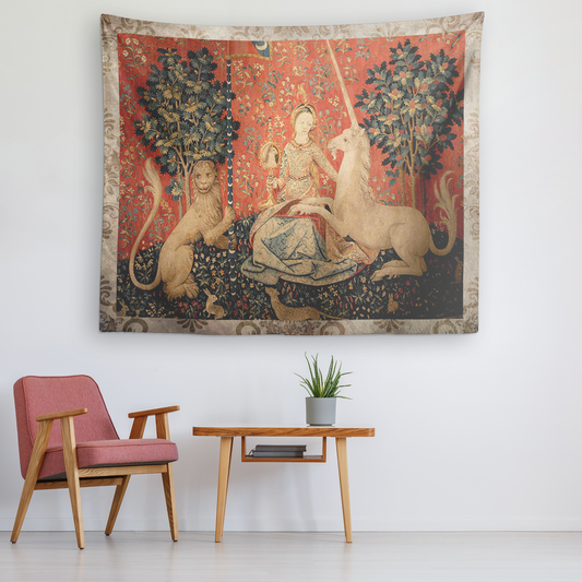 Sight - Lady and the Unicorn Tapestries - Wall Hanging